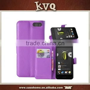 Black Wallet Flip Cover for Amazon Fire Phone Case thumbnail-2