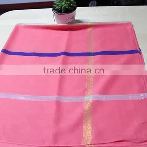 Fashionable Cotton Gold Thread Square Scarf Cotton Long Scarf Scarf for Women thumbnail-1