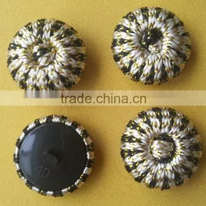 New Arrive Fancy Cord Fabric Covered Button For Ladies --- F1535 thumbnail-2