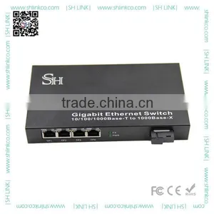 Single Mode Single Fiber Bidi 4 Port Desktop Small Switch thumbnail-2