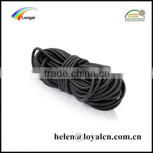 2016 Eco-friendly Black Round Braided Elastic Cord for Sale thumbnail-1
