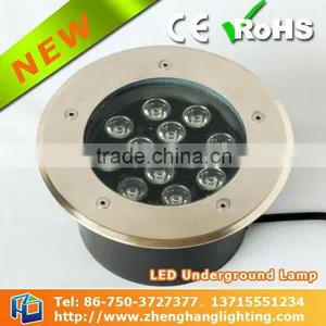 12W 12x1W RGB High-Power Round Led Underground Light In-ground Garden Lamp Spotlight AC 24V thumbnail-1
