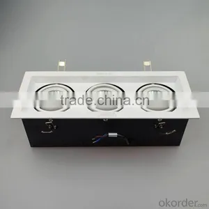 Led Grille Light Dimmable 3pcs 30w Cob Led Spotlight High Power COB,high CRI (Ra >80),excellent Lighting Performance thumbnail-4