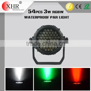 Outdoor Waterproof 54 3W RGBW LED Par Light DJ Wash LED Night Light Equipment thumbnail-1