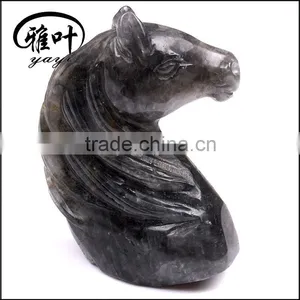 Bulk Customized Carving Unicorn Statue Feng Shui Crafts Natural Stone Carved Figurine Chakra Carving Decoration Gift thumbnail-4