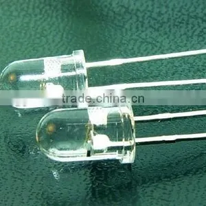 High Quality Through Hole Type Colored Round Oval Straw Hat 5mm LED Diode thumbnail-6