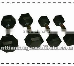 High Quality Fixed Rubber Dumbbell thumbnail-1