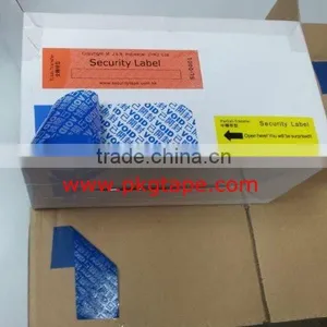 Evident Void Security Special Adhesive Label Coat Acrylic on PET Film for Packing and Warnig thumbnail-1