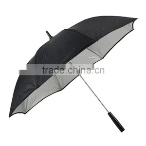 Creative 23" LED Light Rain Umbrella 132 Blue LED Fully-automatic 3 Modes Stars Long-handled Flashlight With LED For Outside thumbnail-2
