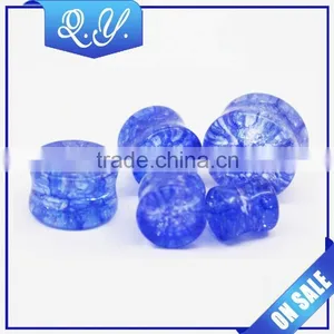 Charm Body Jewelry Transparent Stone Ear Expander Manufacture thumbnail-2