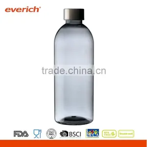 600ml/1000ml BPA FreeTritan Bottle With Metal Lid thumbnail-1