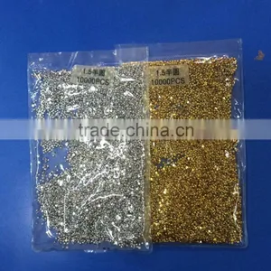 Mini Electroplate Gold & Sliver Acrylic Pearl Nail Art Jewelry Nail Tool Kit Design thumbnail-1