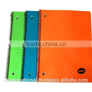 Neon Colors Spiral Notebook thumbnail-1