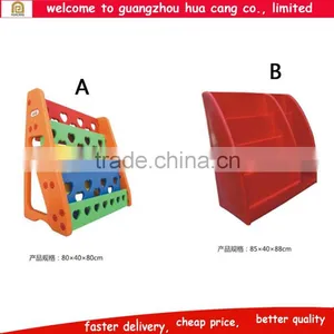 Double Face Use Kids Book Shelf/Child Toy Storage Cabinet/Kids Furniture thumbnail-1