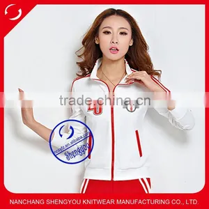 Custom High Quality Women's Printed Zipper-up Sweatshirt thumbnail-1