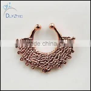 Fashion Alloy Septum Clicker Nose Rings Jewelry thumbnail-2