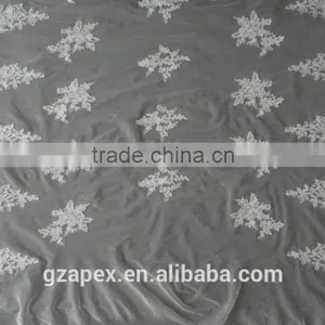 Fancy Embroidery Lace Fabric Lace for Wedding Dress thumbnail-2