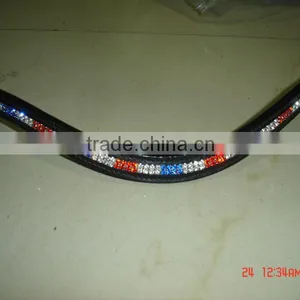 Leather Crystal Browband thumbnail-1