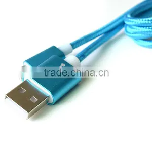 High Speed Quick Charging Nylon Micro Usb Data Cable for Wholesale thumbnail-1