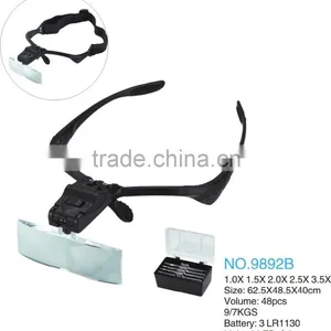NO.9892B Head Wearing Magnifier With LED,magnifier With LED thumbnail-1