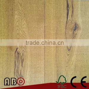 Antique Saw Mark White Oak Wood Parquet Flooring thumbnail-2