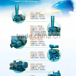 Large Capacity NSR Aluminum 0.75kw-110kw CE Approved Electric Industrial 3 Lobes High Pressure Roots Blow thumbnail-3