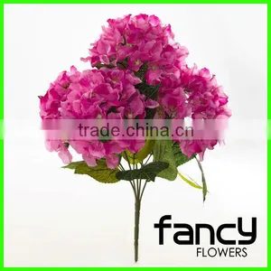 5 Heads Wholesale Artificial Hydrangea Flowers for Party Decoration thumbnail-1