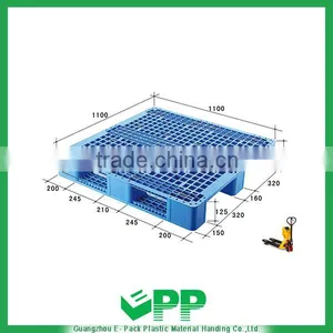1100*1100mm HDPE Heavy Duty Used Plastic Pallet thumbnail-1