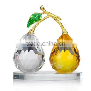 Car Decoration k9 Glass Wedding Favor Pineapple With Basecrystal Pineapple Ornament thumbnail-1