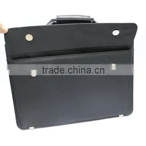 Factory Hot Sell Fashion Laptop Bag Real Leather Buisiness Men's Briefcase thumbnail-5
