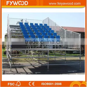 Factory Direct Sale Metal Sport Retractable Demountable Bleacher thumbnail-3
