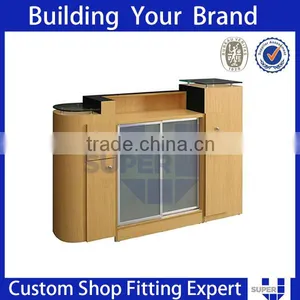 Shopping Mall Shop in Shop Retail Cashier Counter Timber Display Counter thumbnail-2