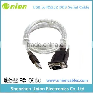 2ft USB 2.0 to Serial DB9 (RS232) Adapter (FTDI Chipset) thumbnail-1