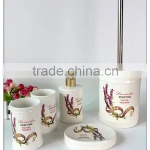New Decal Ceramic Bathroom Accessories thumbnail-2