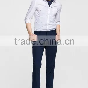 Men's Fashion Casual Cotton Shirt With Printed Pattern thumbnail-4