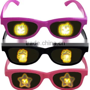 2016 Newest Most Hot Selling Custom Logo Plastic Diffraction Glasses With Multiple Colors thumbnail-3