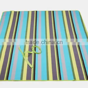 Picnic Blanket Striped Fleece Blanket thumbnail-2