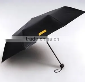 100% UV High Standard Mini Anti SPF 100 3 Folds Manual Logo Printing Umbrellas thumbnail-3