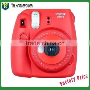 FujiFilm Fuji Film Instax Mini 8 Checki Instant Camera Raspberry Red thumbnail-1