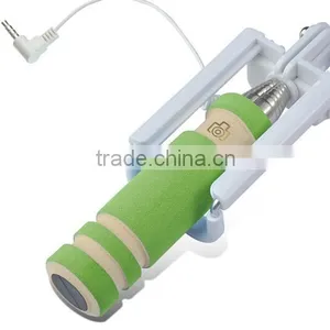 Mini Selfie Stick 13.5 cm 2015 Top Hot 13.5cm Super Mini Wired Selfie Stick Handheld Monopod thumbnail-6