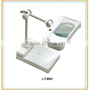 Skin Analyser Cleanroom Desktop 500mm Vertical Adjustable LED Illuminated Magnifier Lamp 5X thumbnail-3
