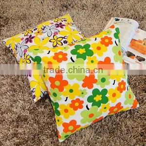 Cotton Cavas Custom Silk Screen Printed Plain Cushion Cover thumbnail-2
