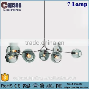 New Creative Kirsite Glass Pendant Lights With Glass Ceiling Lamps thumbnail-1
