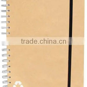 Spiral Plain Exercise Book Brown Kraft Paper Notebook thumbnail-2