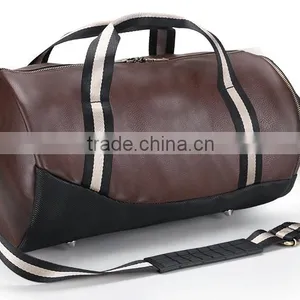 2016 OEM PU Leatherports Bag Gym Training Canvas Bag Durable Fashion Outdoor Bag thumbnail-4
