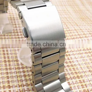 Brush Solid 23mm 304 Stainless Steel Watch Band for Smart Watch thumbnail-2