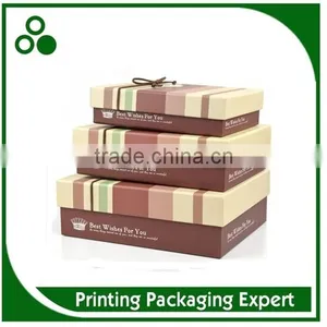 CUSTOM HANDMADE RECYCLED RECTANGLE DECORATIVE CARDBOARD PACKAGING GIFT PAPER BOX WITH ROPE CLOSURE thumbnail-3
