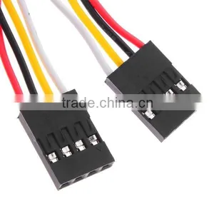 4 Pin DuPont Female To Female Connector With 26awg PVC Wire 200mm Length Cable thumbnail-2