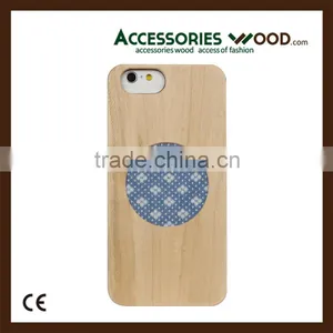 Wood Case Cover for Phone Customized Wood +leather Case for All Types Phone thumbnail-3