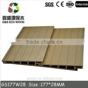 Gswpc 2015 Classic WPC Wall Panel/wood Plastic Composite Cheap Exterior Wpc Wall Panel thumbnail-3